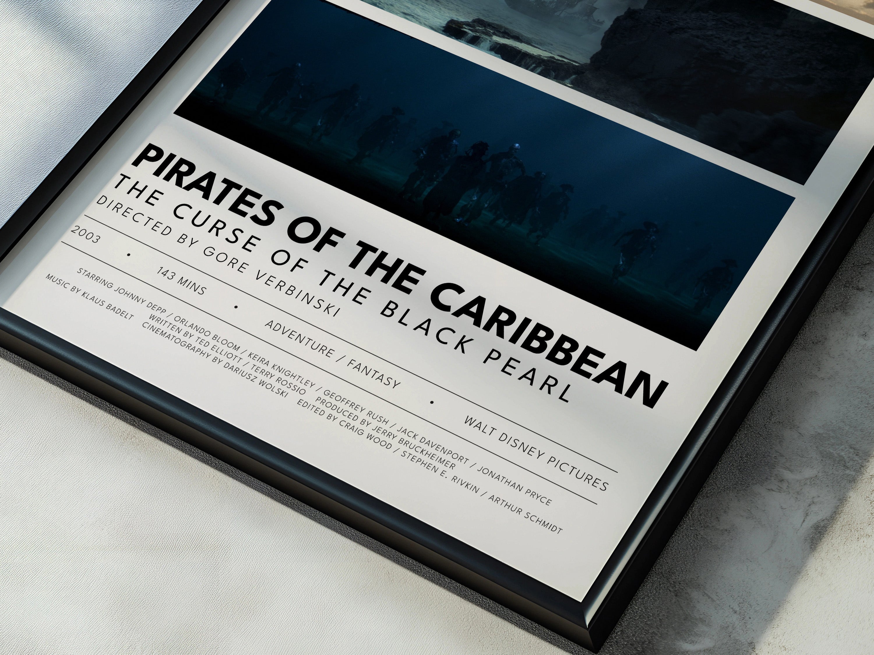 Pirates of the Caribbean: The Curse of the Black Pearl mockup 03