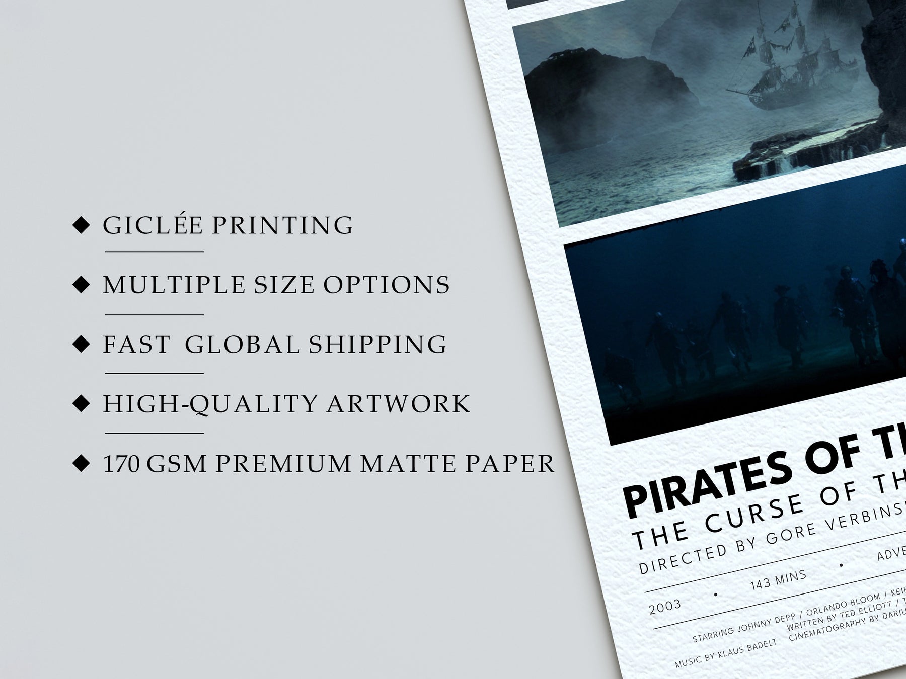 Pirates of the Caribbean: The Curse of the Black Pearl mockup 06